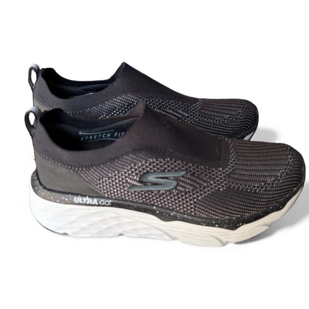 Skechers Women's Slip On Ultra Go Shoes Size 8 Black Air Cooled Stretch Fit
